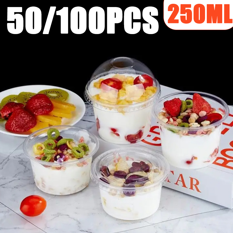 50/100PCS 250ML Tazze per budi - Sauce Dipping Cup recensione e prezzo